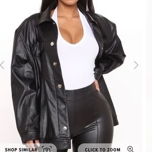 Fashion Nova Faux leather jacket
